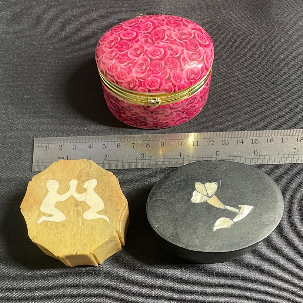 3 Trinket Boxes